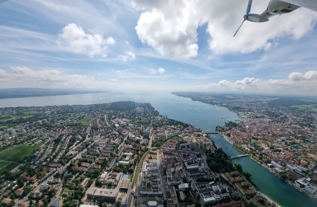 „Ein fliegender Walfisch“ auf den Spuren Steven Plodowskis – mit dem&nbsp;Zeppelin